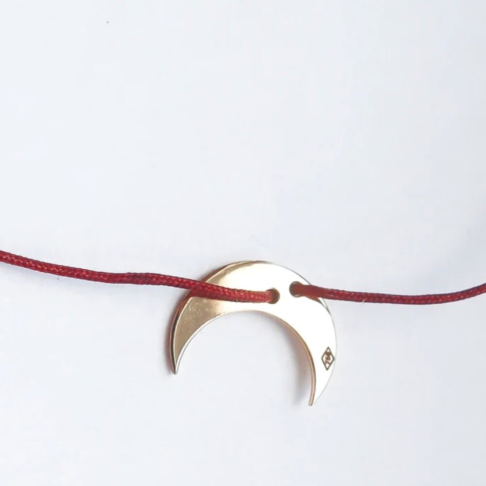 18K Gold Moon Bracelet - Picture 3 of 4